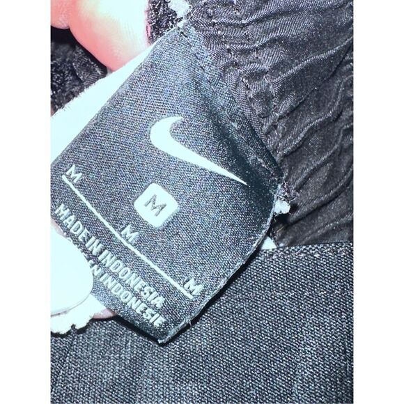 Nice Nike Black Grey Psychedelic Wave ￼Board Shorts Swim Trunks Pockets Size Med - Picture 4 of 8